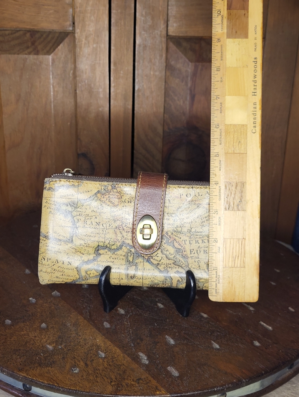 Patricia Nash Leather Wallet  European Map - Picture 5 of 16